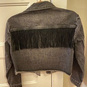 Fringe Denim Jacket
